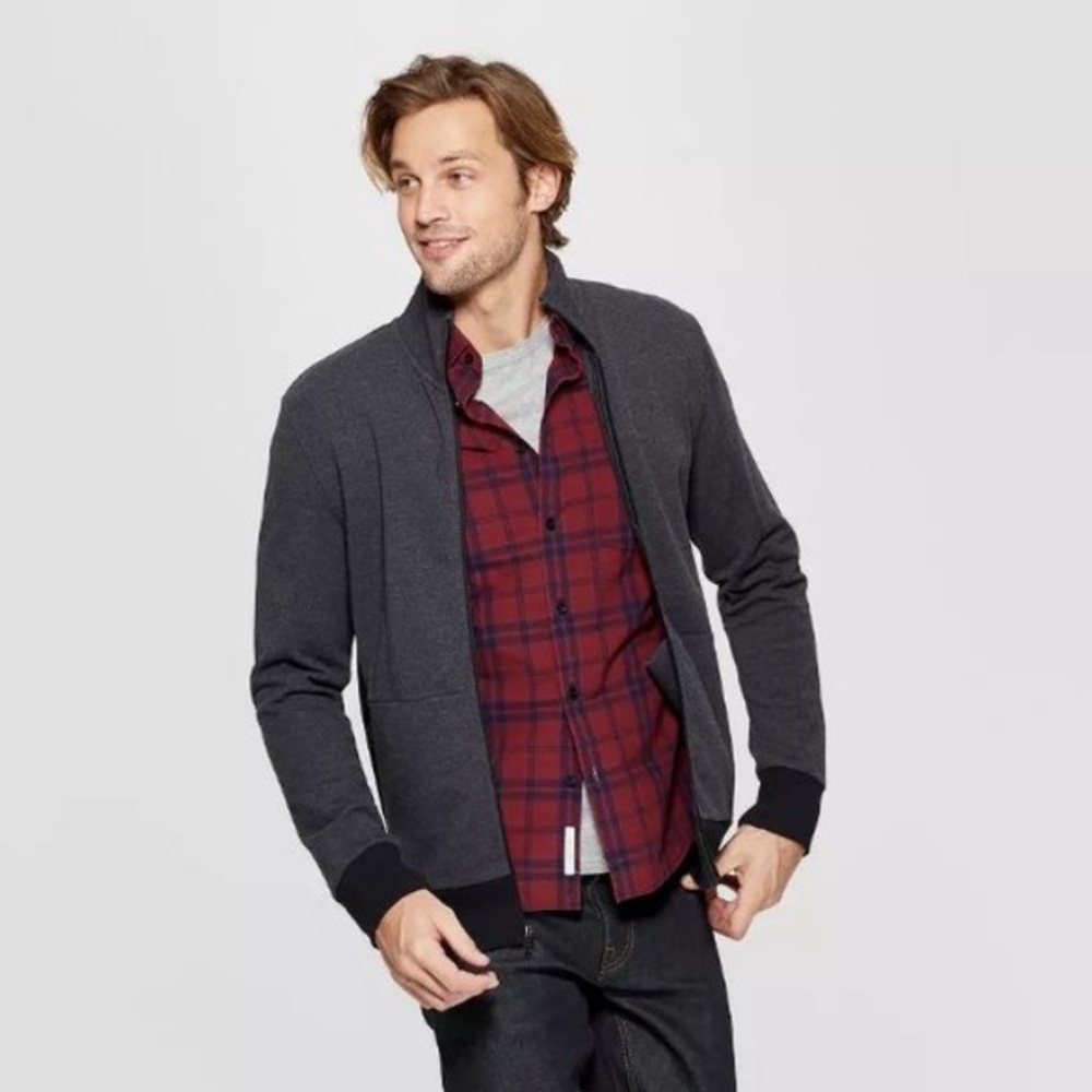GOODIELLOW  & Co Men’s Medium Charcoal Full-Zip Jacket